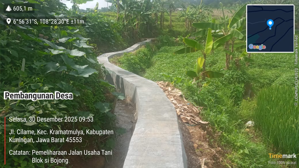 Pembangunan/ Rehabilitasi Peningkatan Saluran Irigasi Tersier/ Sederhana