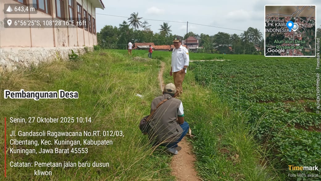 Pemetaan Pembuatan Jalan Baru 