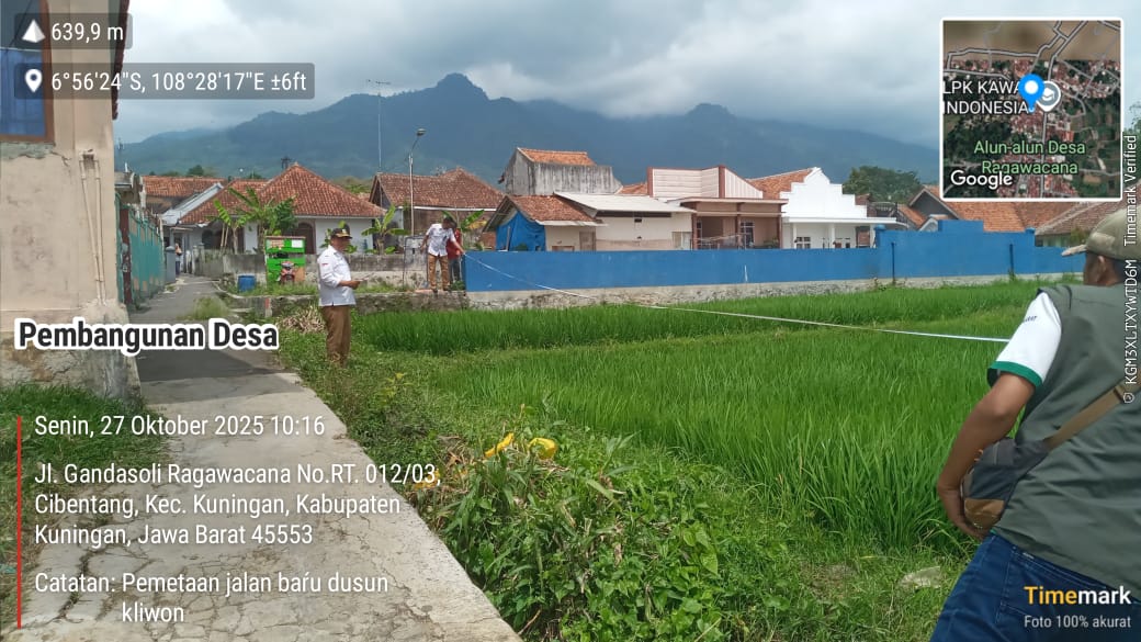 Pemetaan Pembuatan Jalan Baru 